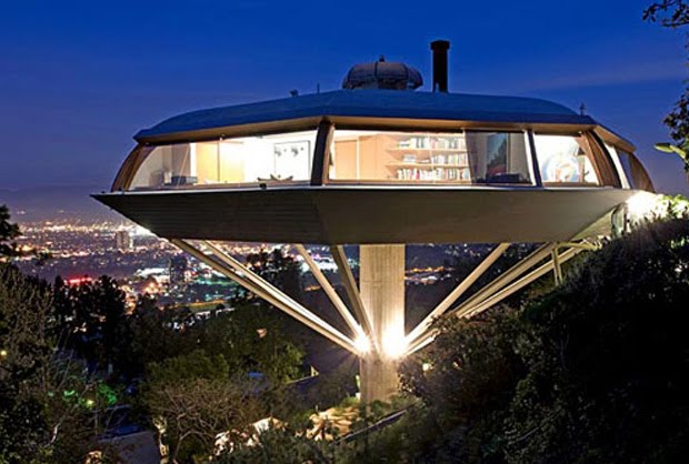 John Lautner Atompunk space age architecture